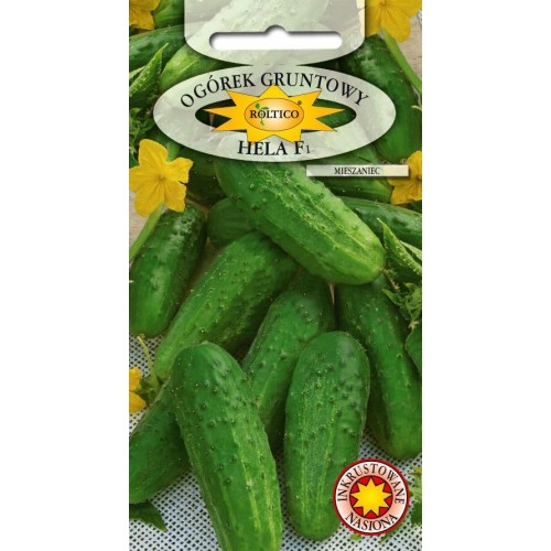 Насіння Огірка Хела F1 5г інкруст. ТМ ROLTICO Польща