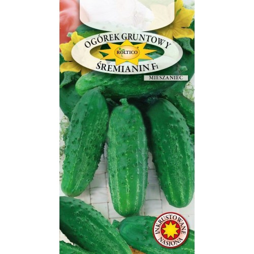 Насіння Огірка Сремянин F1 5г інкруст. ТМ ROLTICO Польща