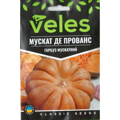 Насіння Гарбуза Мускат де Прованс 10г ТМ Велес