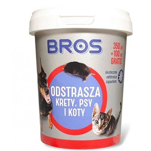 Відлякувач кротів, собак та котів 450мл  ТМ Bros