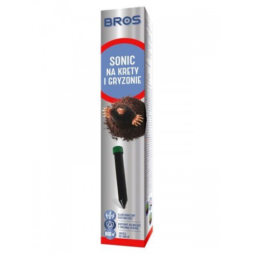 Відлякувач кротів SONIC зона дії 650-800 м2 ТМ Bros