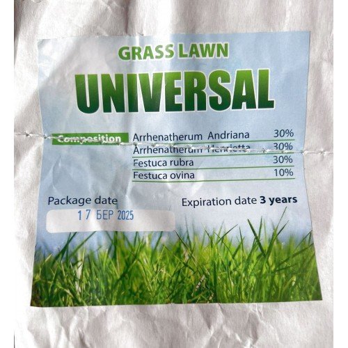 Насіння газонної трави Універсальна 10кг ТМ Green Field RasenSamen