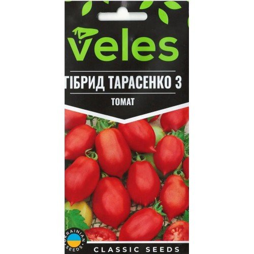 Насіння Томату Гібрид Тарасенко 3 0,15г ТМ Велес
