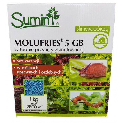 Засіб від слимаків Molufries 5GB 1кг Sumin Польща аналог Слімакса
