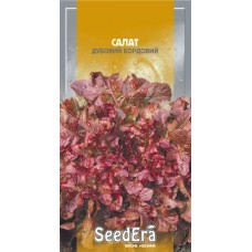  Насіння Салату листовий  Дубовий бордовий 1г ТМ SeedEra