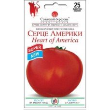 Насіння Томату Серце Америки 25 шт ТМ SUNNY MARCH