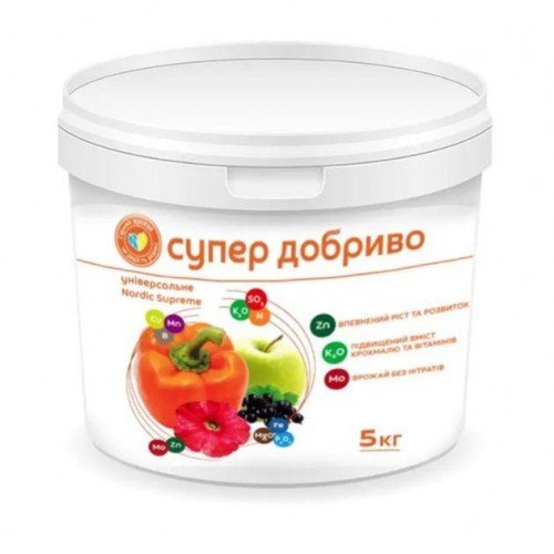 СУПЕР ДОБРИВО Nordic Supreme  Універсальне 5кг Фінляндія
