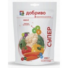 СУПЕР ДОБРИВО- Овочі кристал.250г