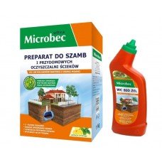 Препарат Мікробек Microbec Ultra для септиків та вигрібних ям 1кг  ТМ Bros
