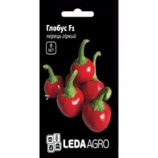 Насіння перцю гострий Глобус F1 8шт ТМ LEDAAGRO