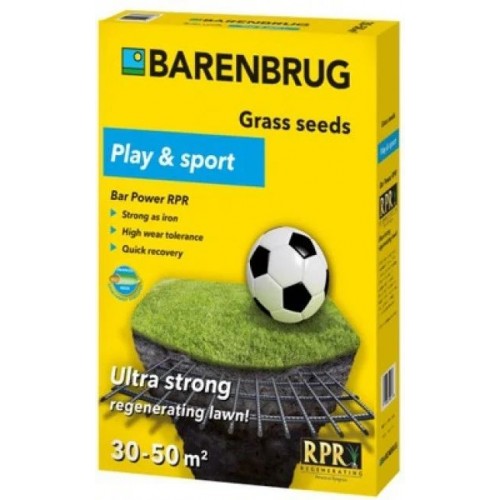Насіння газонної трави Barenbrug Універсально-Спортивна  Bar Power RPR 1кг Голландія