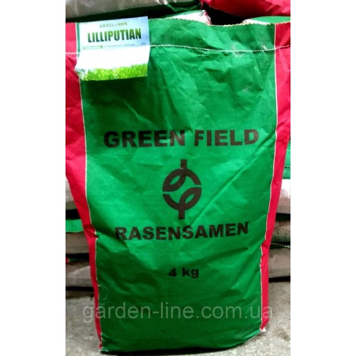 Насіння газонної трави Ліліпут 4кг ТМ Green Field RasenSamen