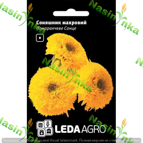 Насіння Соняшникамахровий Помаранчеве сонце 0,5г LEDAAGRO