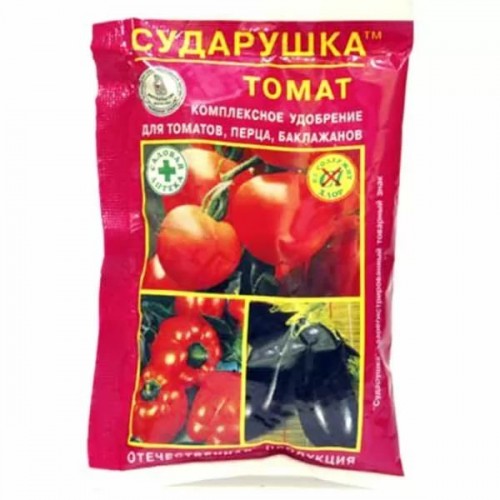 Добриво Сударушка для томатів, перець, баклажанів 60г